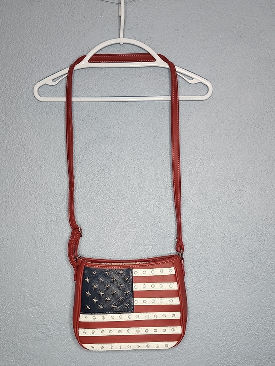 Handbags - Women’s Red Flag Crossbody Bag